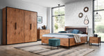 Load image into Gallery viewer, Loft Folding Door Wardrobe 204cm in Lancelot Oak

